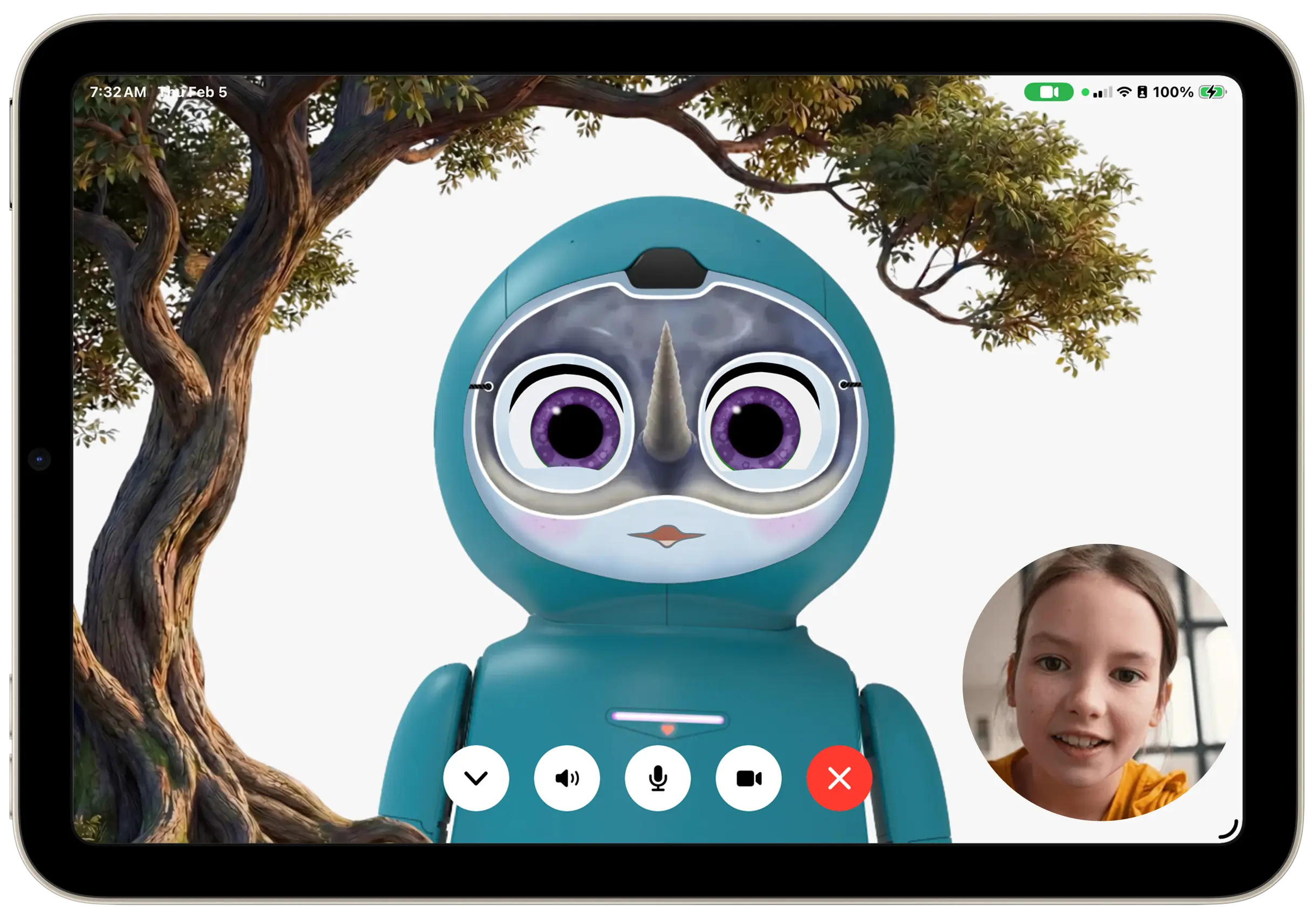 Moxie Video Call on iPad